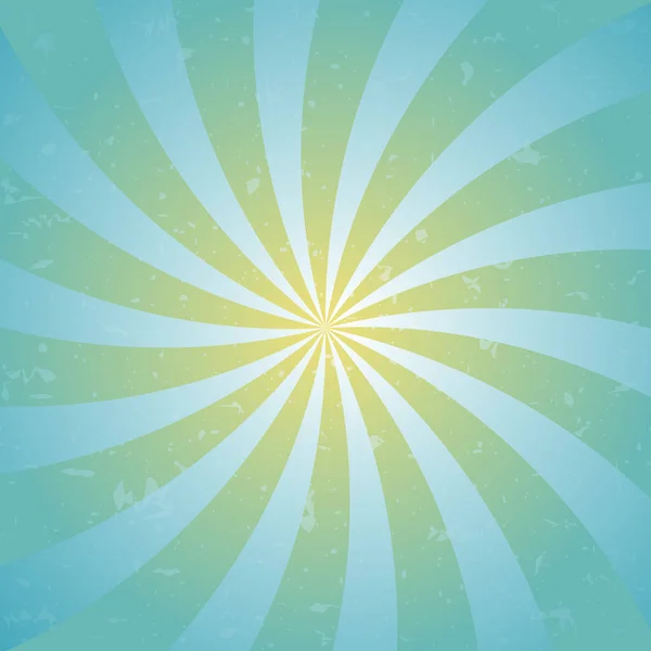 Luz Del Sol Retro Desvaneció Fondo Grunge Color Azul Turquesa — Vector de stock