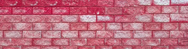 Pink Brick Wall Texture Cracked Empty Background Grunge Sweet Wallpaper — Stock Photo, Image