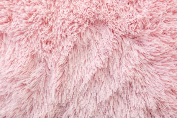 Ροζ Υφή Από Μακρύ Μαλλί Close Χαλί Φόντο Χνουδωτή Γούνα — Φωτογραφία Αρχείου