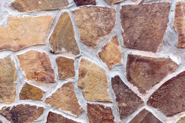 Форме Каменной Стены Различных Оттенках Коричневого Обои Текстурный Фон — стоковое фото