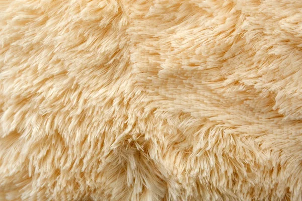 Sfondo Texture Lana Beige Naturale Soffice Pelliccia Lana Pecora Struttura — Foto Stock