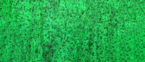 Грубая Зеленая Окрашенная Ржавая Металлическая Поверхность Текстура Фон Старого Окрашенного — стоковое фото