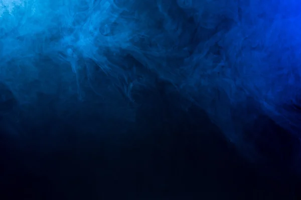 抽象的蓝雾烟纹理 — 图库照片