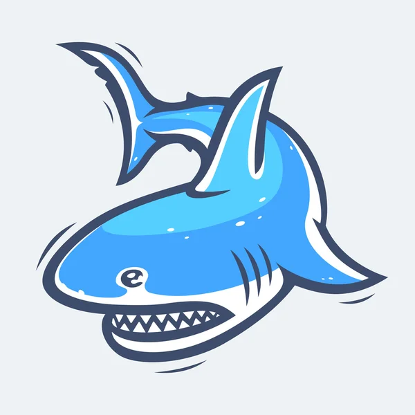 Vita marina da squalo — Vettoriale Stock