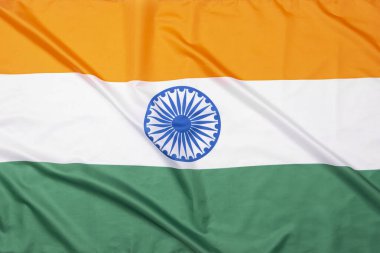 Hindistan bayrağı, kumaş Hint bayrağı, doku veya arkaplan