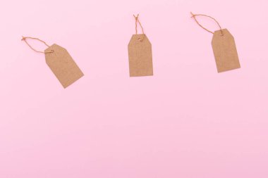 Renk yüzeyinde kağıt etiketleri veya etiketleri, metin için alanı olan düzenler