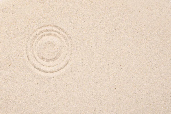 Smooth Texture White Sand Top View Layout Pattern Sandy Background — Stock Photo, Image