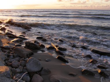 Baltık Denizi 'nde gün batımı