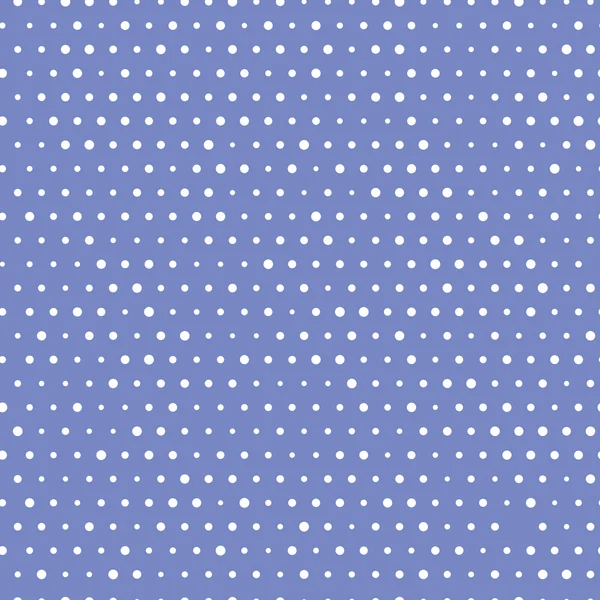 Blue Polka Seamless — Stock Vector