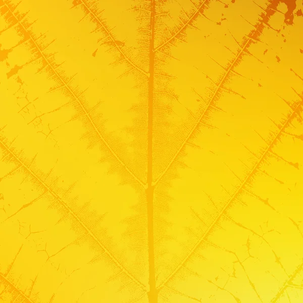 Texture jaune des feuilles — Image vectorielle