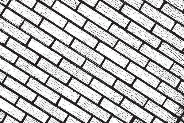 Sıkıntı Brickwall doku — Stok Vektör