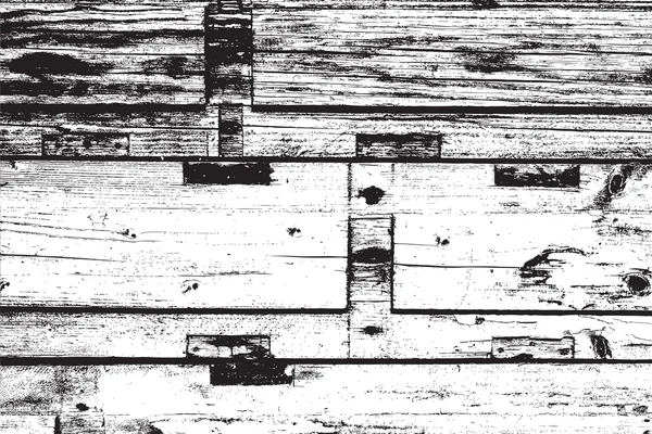 Tablones de madera en dificultades — Archivo Imágenes Vectoriales