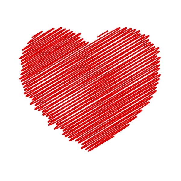 Marqueur Coeur isolé — Image vectorielle