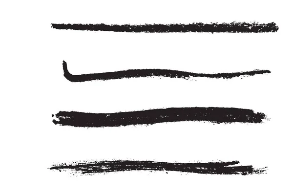 Grainy Brush Set — Stock vektor