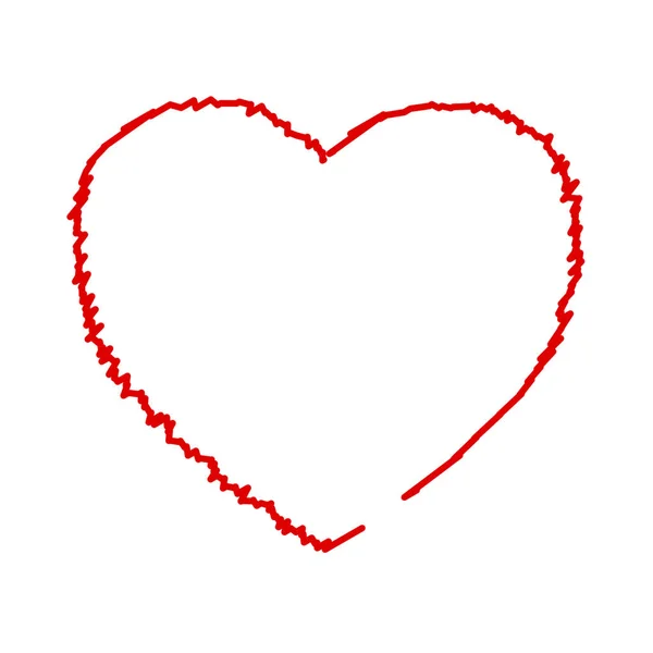 瓦伦丁心脏框架 — 图库矢量图片