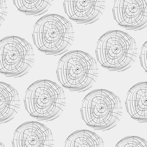 Jaarlijkse ringen naadloos — Stockvector