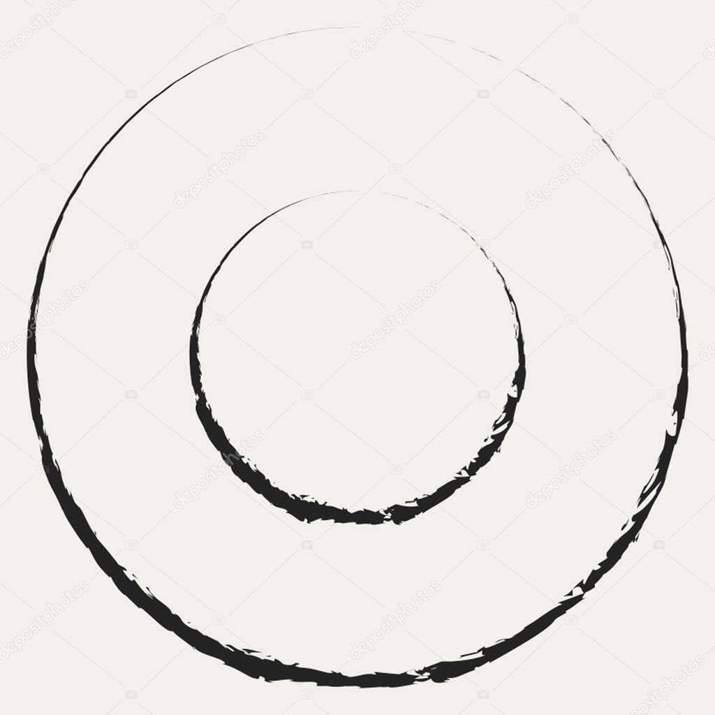 Distressed Circle Stamp Vector Black Color Overlay Textures. Thin And Bold Grunge distress Template background For your design. EPS10 vector.