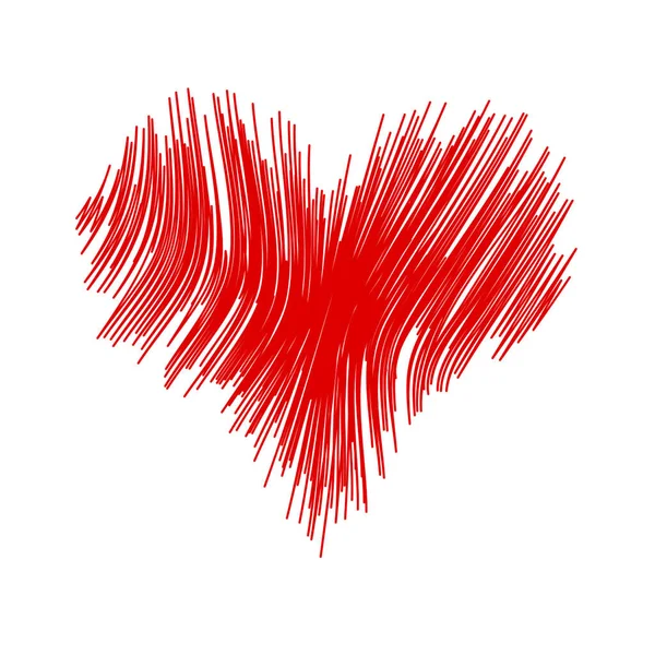 Marqueur Coeur isolé — Image vectorielle