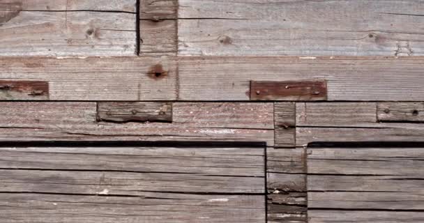 放大了的木制背景 — 图库视频影像
