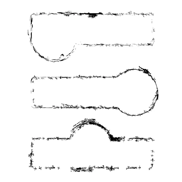 Marco de angustia abstracto — Vector de stock