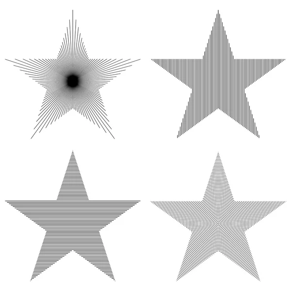 Modèle Star Set — Image vectorielle