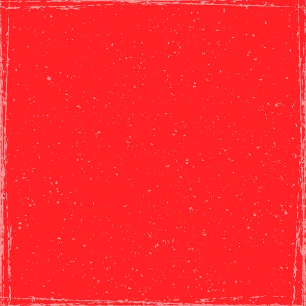 Cadre rouge en détresse — Image vectorielle