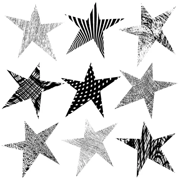 Αστέρι αρχικό σύνολο — Διανυσματικό Αρχείο