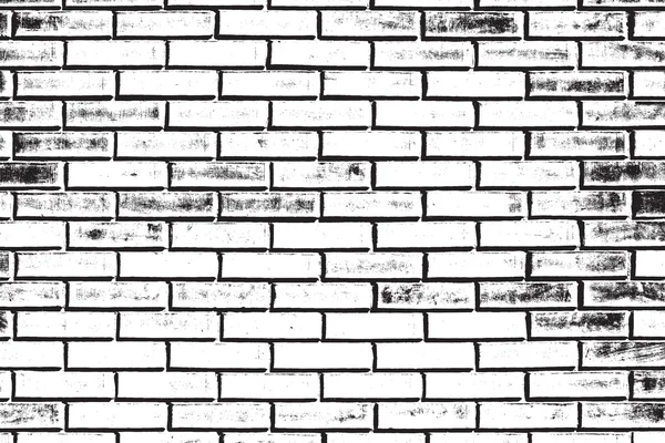 Dekoratif brickwall siluet — Stok Vektör