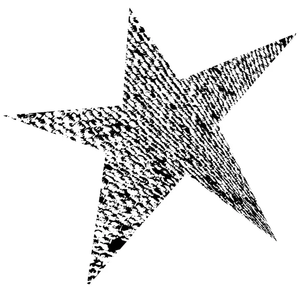 Ursprungliga grunge star — Stock vektor