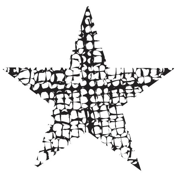 Grunge Star One — Image vectorielle