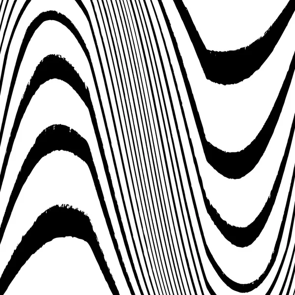 Grunge dalgalı çizgili — Stok Vektör