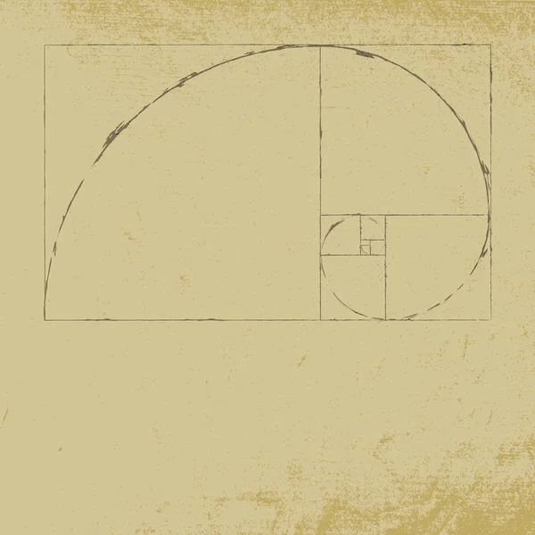 Fibonacci — Vettoriale Stock