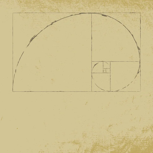 フィボナッチ — ストックベクタ