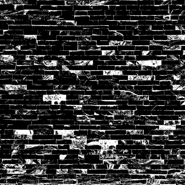 Texture décorative en brique noire — Image vectorielle