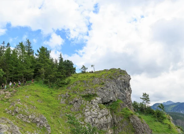 Paisagem Montesa Verão Vista Colina Nosal Montanhas Tatra Montanhas Cárpatas — Fotografia de Stock