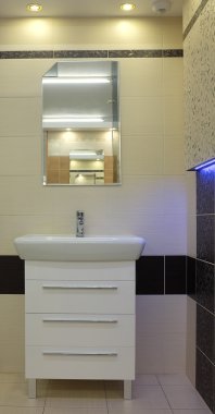 Minimalist modern banyo