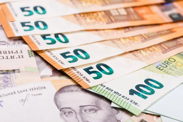 Textura Alta Calidad Los Billetes Euros — Foto de Stock