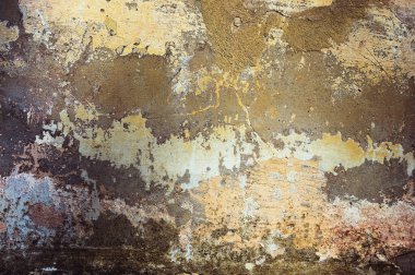Çatlak ve eski duvar arkaplanı boyası soyulmuş. Klasik grunge dokusu