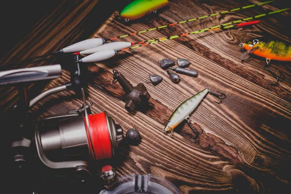 Риболовля Дерев Яному Тлі Студійна Фотографія Віньєтуванням — стокове фото