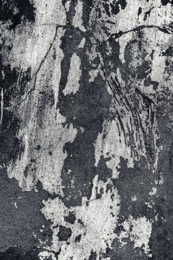 Çatlak ve eski duvar arkaplanı boyası soyulmuş. Tek renkli klasik grunge dokusu