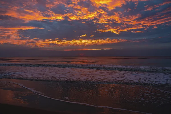 Sunset Morning Light Hua Hin Beach — Stock Photo, Image