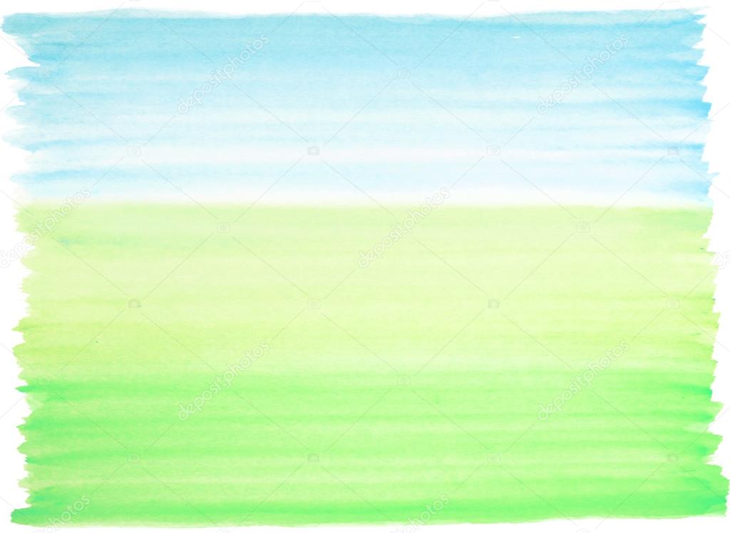 Watercolor background bluegreen — Stock Photo © anilin 117203924