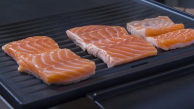 ızgara somon balığı