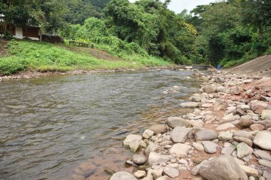 Tayland 'ın Nan ilindeki Sapan köyünün güzel manzarası