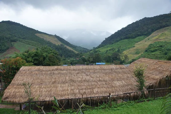 Splendida Vista Villaggio Sapan Nella Provincia Nan Thailandia — Foto Stock