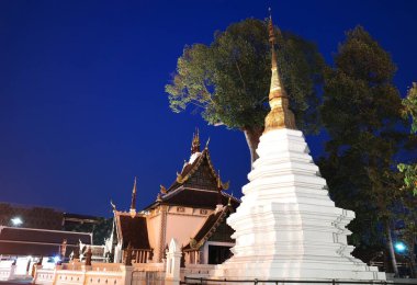 Chiang Mai Tayland 'daki Wat Chedi Luang Tapınağı 