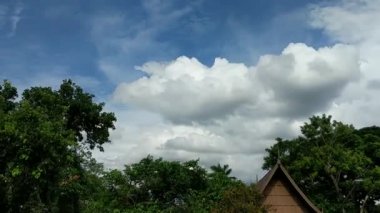 Tayland, Chiangmai 'de gökyüzünün zaman aşımı