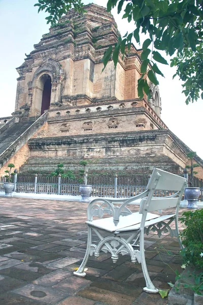 Wat Chedi Luang Tempio Chiang Mai Thailandia — Foto Stock