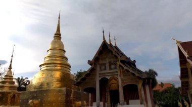 Chiang Mai, Tayland 'daki Wat Faz Tapınağında zaman aşımı.