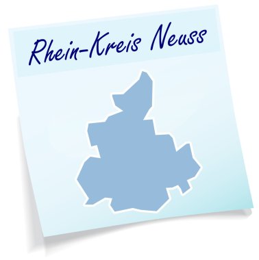 rhein-kreis-neuss yapışkan not olarak Haritası
